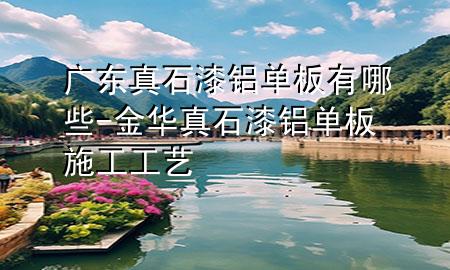 廣東真石漆鋁單板有哪些-金華真石漆鋁單板施工工藝