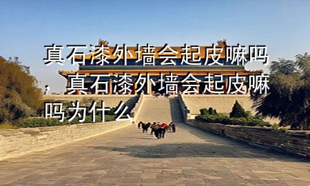 真石漆外墻會起皮嘛嗎，真石漆外墻會起皮嘛嗎為什么